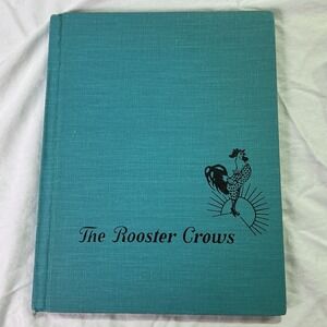 1945 The Rooster Crows Petersham Macmillan Hardcover American Rhymes Book